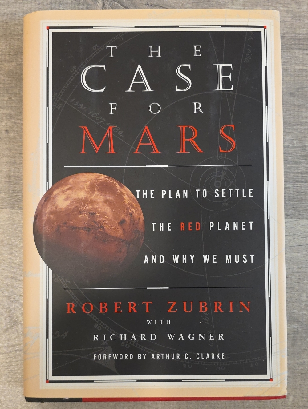Robert Zubrin 'The Case for Mars' Hardcover Book - Black & Red